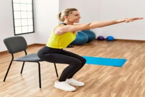 beginner chair workout at home